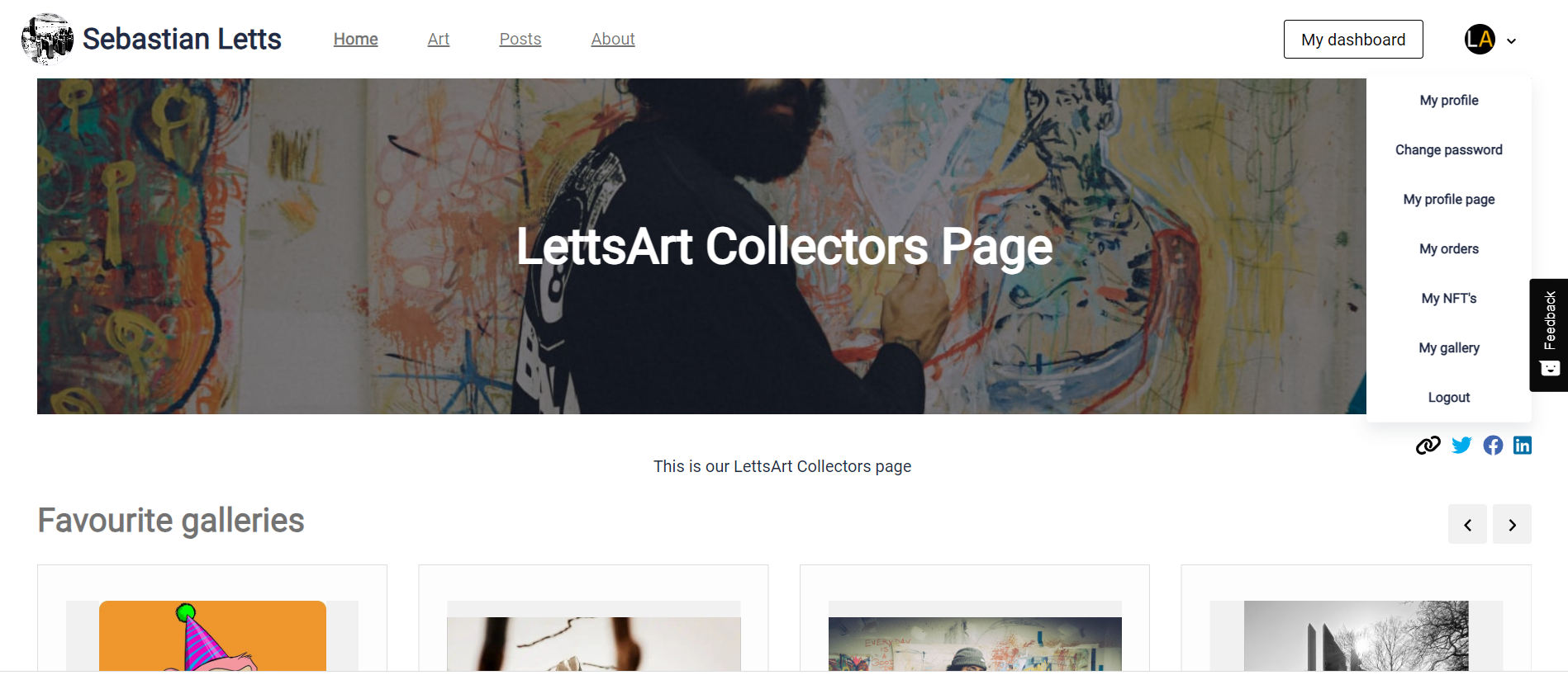 LettsArt's New Profile Pages — LettsArt Blog