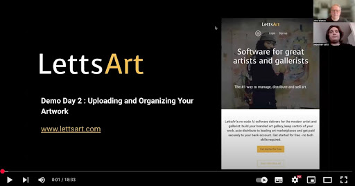 Demo Day 2: Uploading and Organizing Your Artwork — LettsArt Blog