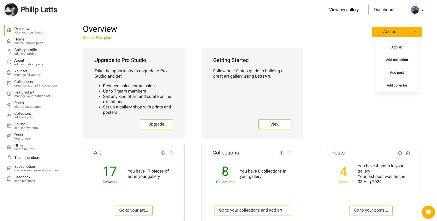 Getting Paid: Setting Up Stripe on Your LettsArt Gallery — LettsArt Blog